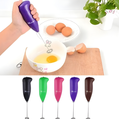 Electric Handheld Milk Frother & Egg Beater (Multi-Color)