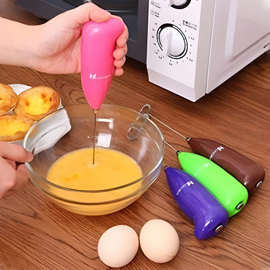 Electric Handheld Milk Frother & Egg Beater (Multi-Color)